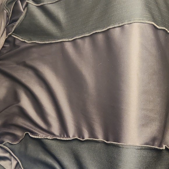 Vintage olive green faux suede long length lightweight blazer jacket extra large - Picture 11 of 14